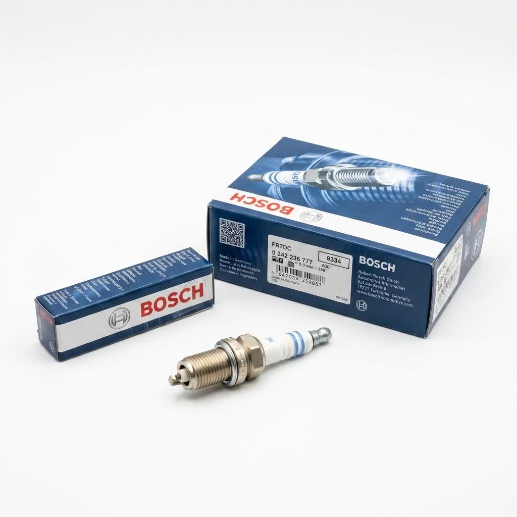 شمع خودرویی برند BOSCH آلمان مدل پایه کوتاه