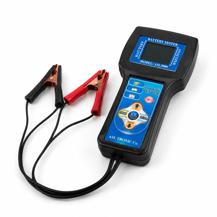 تستر باتری و دینام هوشمند دیجیتالی ساده مدل Asl-3000